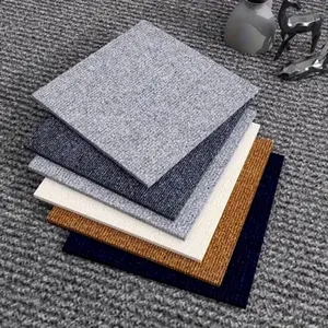 Self-Adhesive Carpet Floor Pads, 10/20/30 Pieces, Direct Stick Cement Ground, Office Commercial Use, Randomly Cut Square Carpets