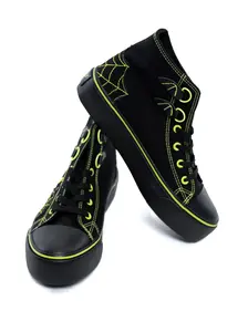 Hardcore Sneaker (Black w/Green) STRANGE CVLT