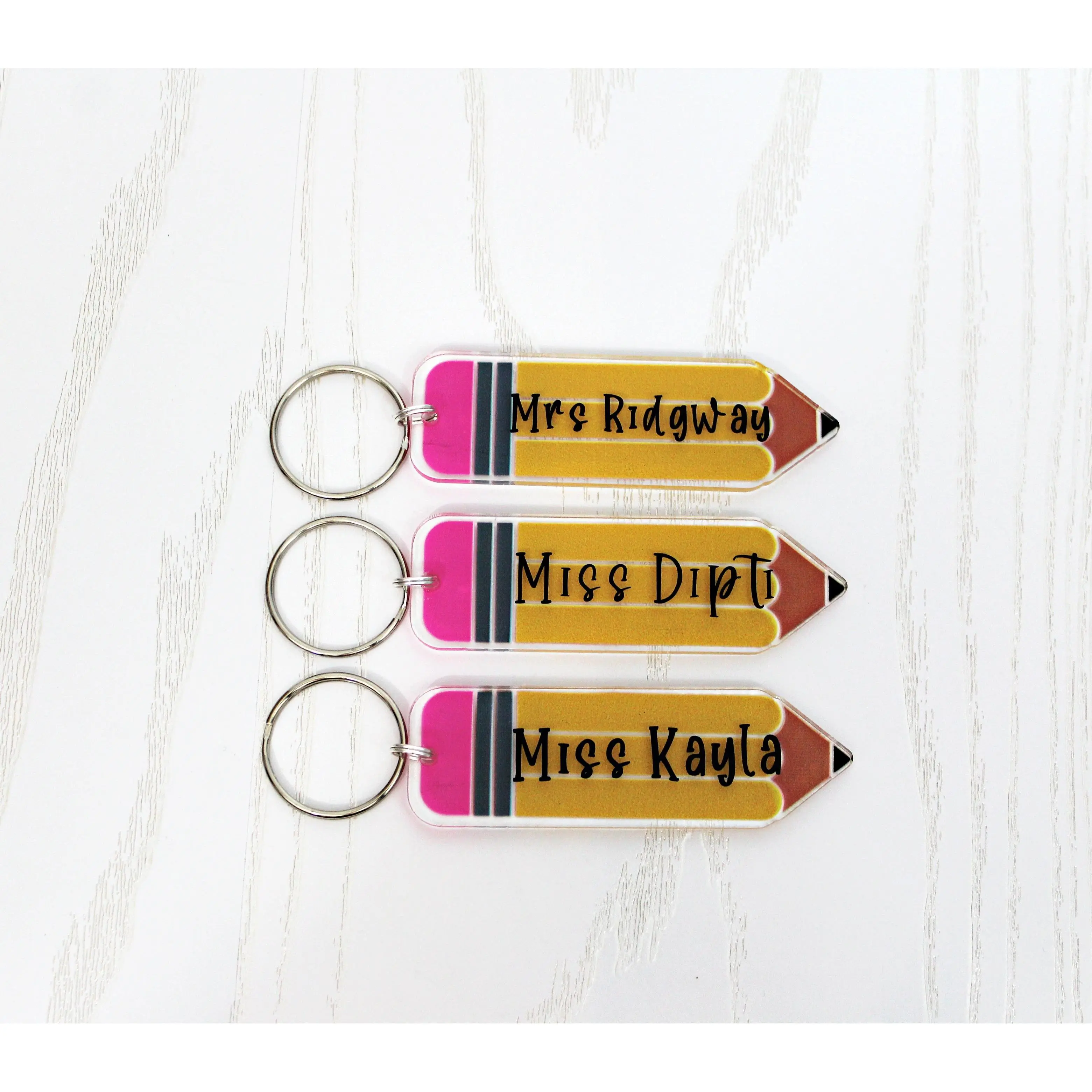 Personalized Teacher Appreciation Gift - Teacher Gift - Teacher Keychain Gift - End Of School Year