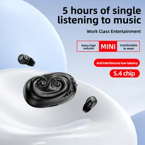 W.L.WALK-D Invisible Earbud Newly upgraded version 5.4 Ultra small non flashing and switchable song Ultra Small Invisible Wireless Earbuds Comfortable Wireless Sleep Headphones for Side Sleepers Earphones for All Type Ears Stereo Sound Headset