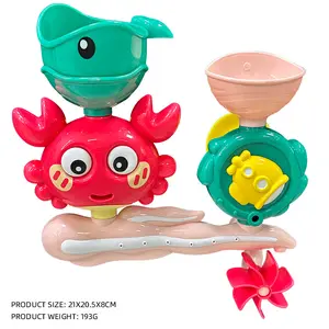 Crab Shower Bath Toy – Cute DIY Assembly Water Toy for Kids, Summer Pool & Bathroom Fun