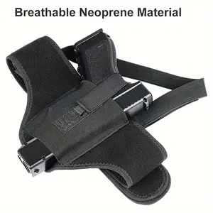 Deep Concealed Carry Shoulder Holster for Men & Women - Adjustable, Breathable, Comfortable Design with Magazine Pouch - For Owners of All Sizes - Suitable for Everyday Carry 9MM 380 Glock 17 19 26 43x 1911 vnsh fn reflex holster for concealed carry