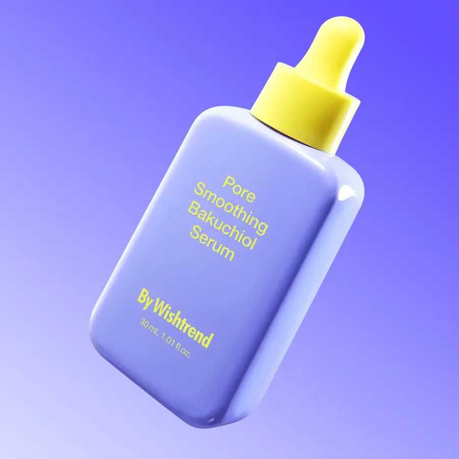 By Wishtrend Pore Smoothing Bakuchiol Serum 30ml – Korean Bakuchiol Face Serum for Smooth, Refined-Looking Skin