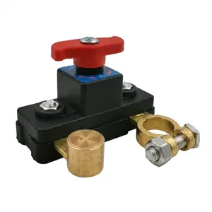 12V-24V Battery Disconnect Drain Protector, Car Battery Disconnect Switch Top/Side Post Negative, On/Off Disconnect Battery Kill Switch Battery Switch Disconnect for Car RV Boat