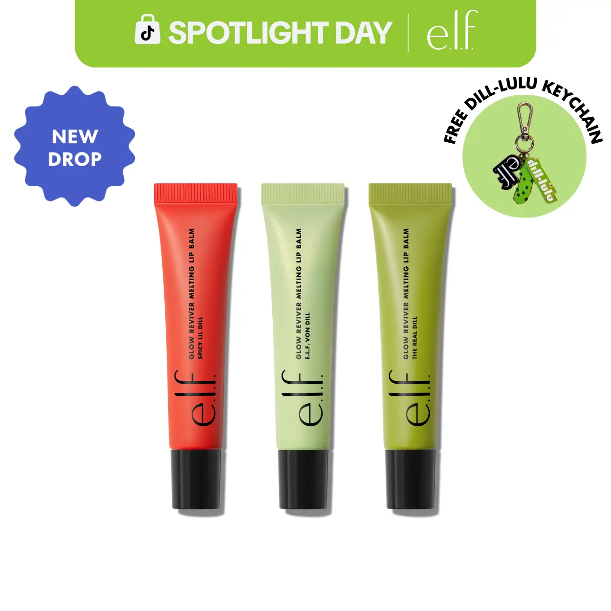 e.l.f. Glow Reviver Melting Lip Balm Pickle Trio