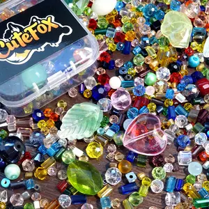 660 Pcs mixed color glass beads for home Easter decoration DIY jewelry making - perfect for bracelets, necklaces, earrings - crafts in organized storage boxes