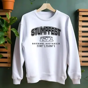 Bluey Inspired Stumpfest Unisex Tshirt or Sweatshirt pullover pull on gray hoodies & sweaters crewneck women s