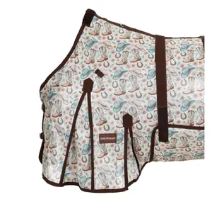 Western Whimsy Mesh Fly Sheet w/ Detachable Neck