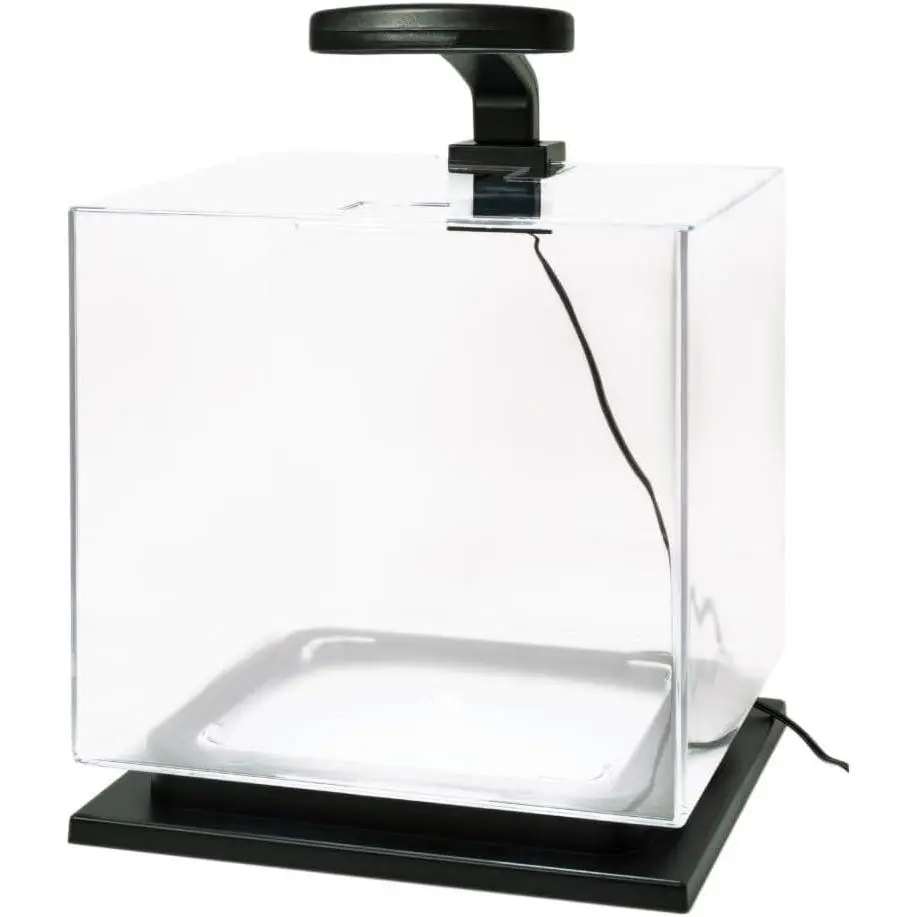 Tetra 3 Gallon Fish Tank Aquarium Starter Kit with Pedestal Base LED Light and Filter for Small Tropical Fish Guppies Goldfish Betta
