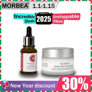MORBEA-Vitamin C Serum, Moisturizer, Set Moisturizing Suitable for sensitive skin-Live Skincare Radiance Cleansing Skin Repair Hydrate