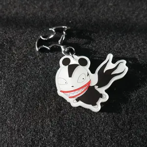 Vampire Teddy glow in the dark keychain