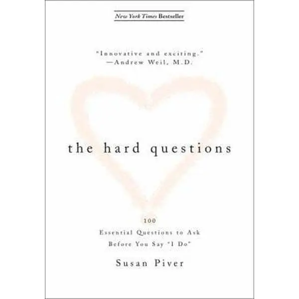 USED Book - The Hard Questions: 100 Essential Questions to Ask Before You Say i Do by Piver, Susan (Paperback) - english