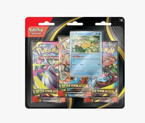 Pokemon TCG Mega Evolution 3-Pack Blister Psyduck Promo