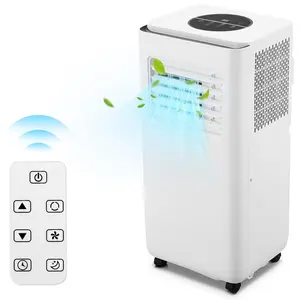 Garvee 10000 BTU Portable Air Conditioners with Remote Control, 3 in-1 Free Standing Cooling AC Unit with Dehumidifier Fan Function, Cools Room up 450 Sq. Ft, Auto Swing, Sleep Mode, 24H Timer