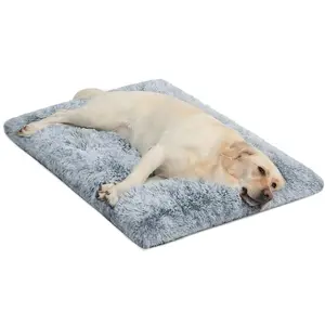 Dog Beds for Small Medium Large Dogs and Cats,Dog Bed with Washable Removable Cover, Super Soft & Warm for Winter, Plush Pet Pad Mat with Anti-Slip Bottom, Fluffy Cloud Bed
