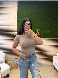 Buttery Soft & Smoothing Essential Short Sleeve Crew T-Shirt: TAUPE