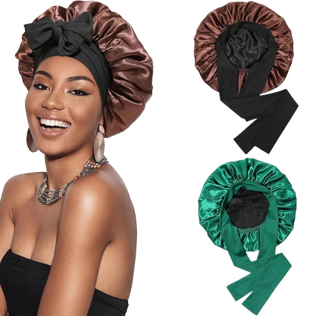 2PC(1PC Dark Green+black & 1PC Black+brown)