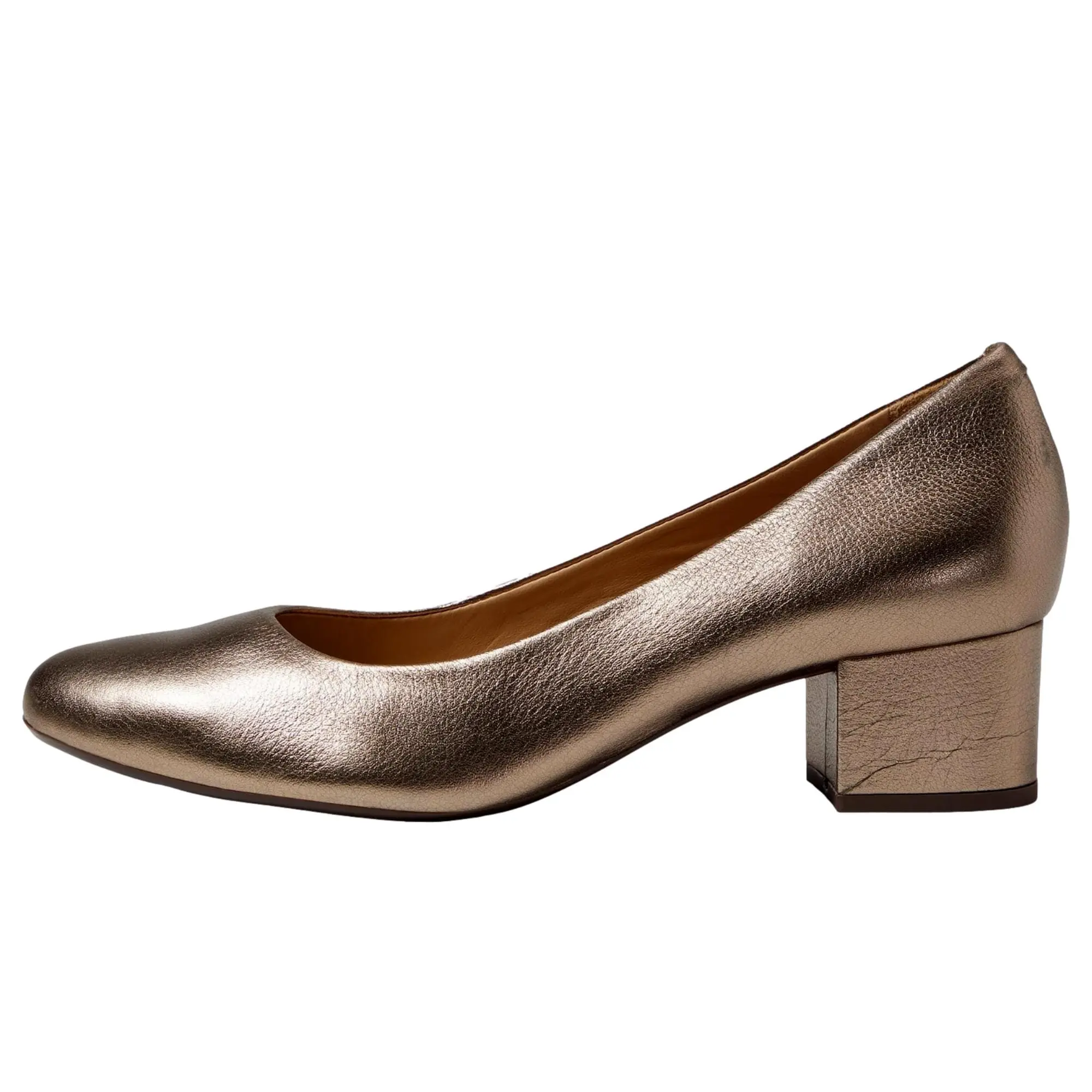 Marc Joseph New York Broad Street Pump Champagne Metallic  11201-CHMP Women's