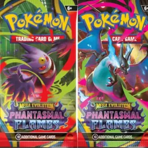 Pokémon Phantasmal Flames Booster Pack - Mega Evolution Trading Card Game