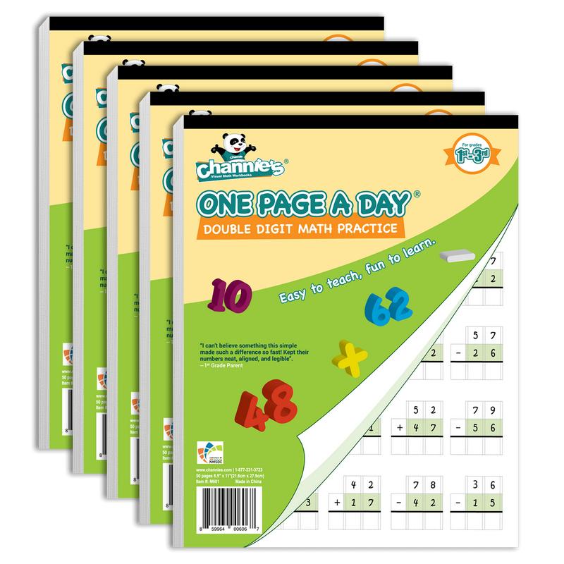 Double Digit Math Boxes One Page A Day Double Digit Math - 5 Pack | Black Friday Sale TikTok Shop