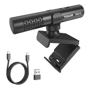 TONOR TM310 USB Microphone for PC and Laptop with Adjustable Angle, Mute Switch & LED Indicator for Conference, Zoom, Skype, YouTube Audio Cable