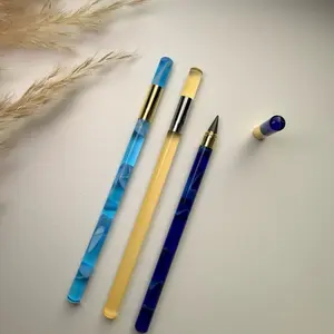 Acrylic Blue/Yellow Pencil (set of 3)