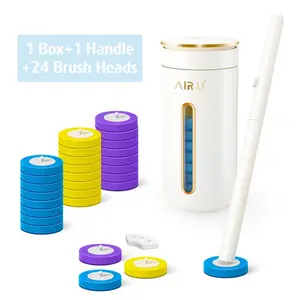 Disposable Toilet Brush Cleaning System | Toilet Wand Starter Kit with 24 Refills, Storage Caddy & Scented Tablet | Hygienic Bathroom Cleaning Tool (1 Handle + 24 Refills)  toilet bowl cleaners Valentine's Day gift  Restroom/Home Goods