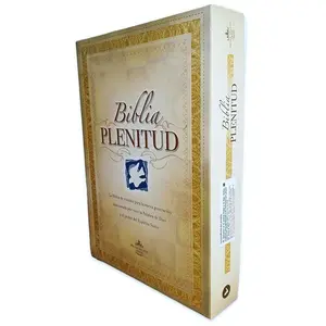 Biblia de Estudio Plenitud RV1960, piel elaborada, negro