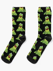 Kermit The Frog pattern Socks