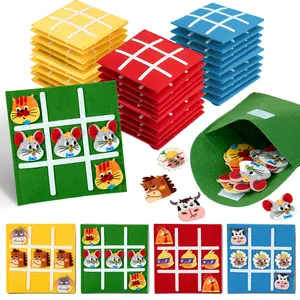 JoyCat Tic Tac Toe Strategic Board Game, Mini Board Game Toy, Fun Indoor Game Night Activity, Birthday Christmas Party Favors, Goody Bag, Gifts for Students