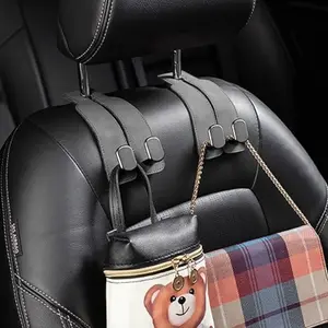 Car Wallet Hook, Car Headrest Hook, Cute Car Bag Holder, Car Seat Back Storage Hook, Convenient Vehicle Organizer, Car Backseat Organizer, Car Storage Organizers, Essential Travel Accessory