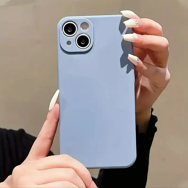 Solid color iPhone protective case, suitable for Apple 16E/15ProMax/14Plus/13/12/11, XSMax X/Pro Max - collision resistant protective case, ideal choice for gift giving!