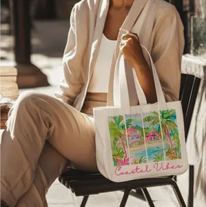 Jute Tote Bag with Your Choice of Design!