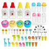 Cute Cartoon Design Food Picks Set, 1 Set Including Lovely Sauce Squeeze Bottle & Dessert Forks & Sauce Box & Liquid Bottle, Kitchen Supplies for Indoor & Outdoor, Fall Decor, Men Gifts, Tableware, Cutlery, Utensils, Kitchenware