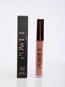 Delicate Lip Gloss - Nude with Rose Gold Capped, Makeup - Lipstick