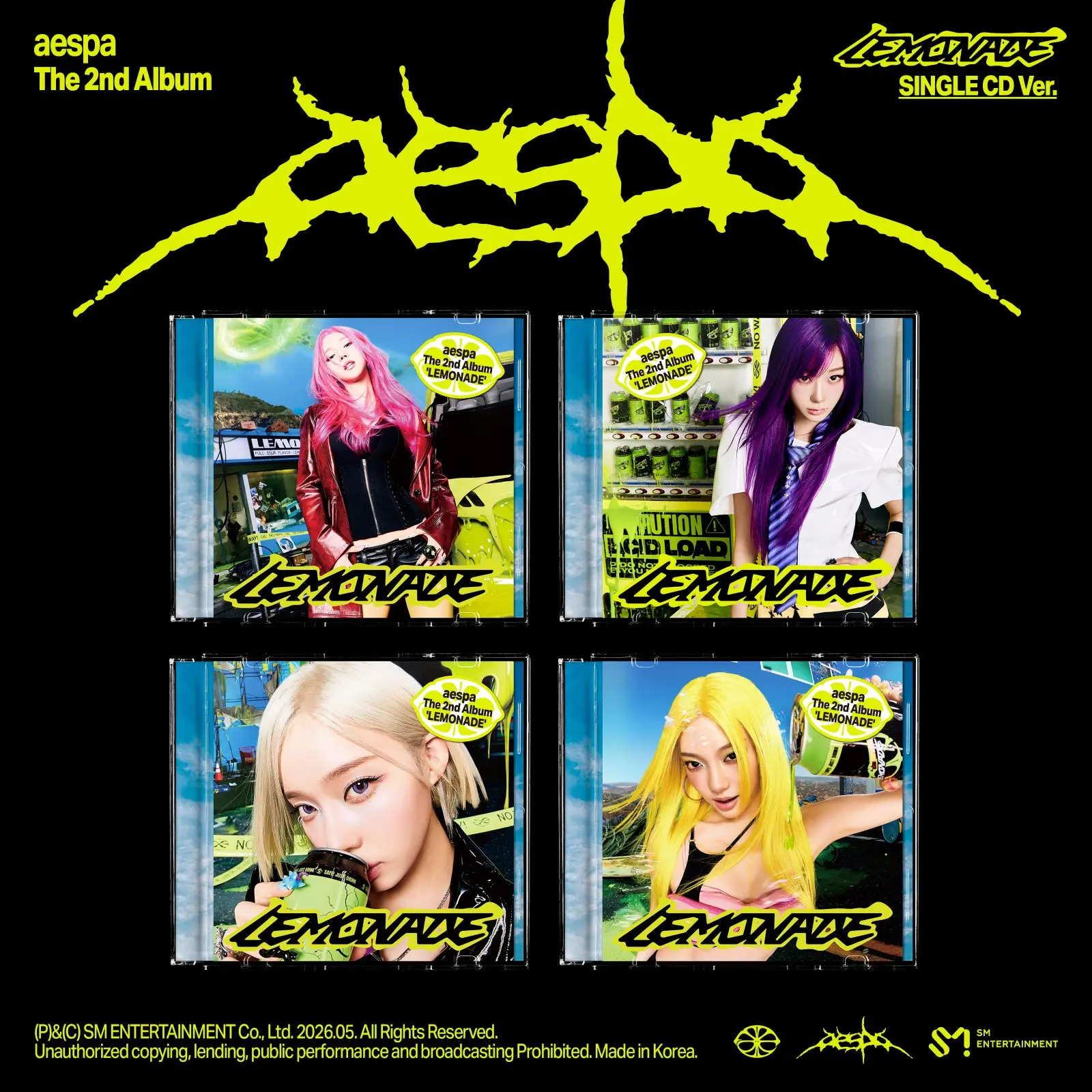aespa -  LEMONADE (SINGLE CD Ver.)