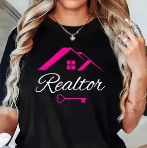 Women’s Real Estate Agent T-Shirt – “The Key to Your Dream Home” Graphic Tee. REALTOR Shirt**CLOTH LXH**