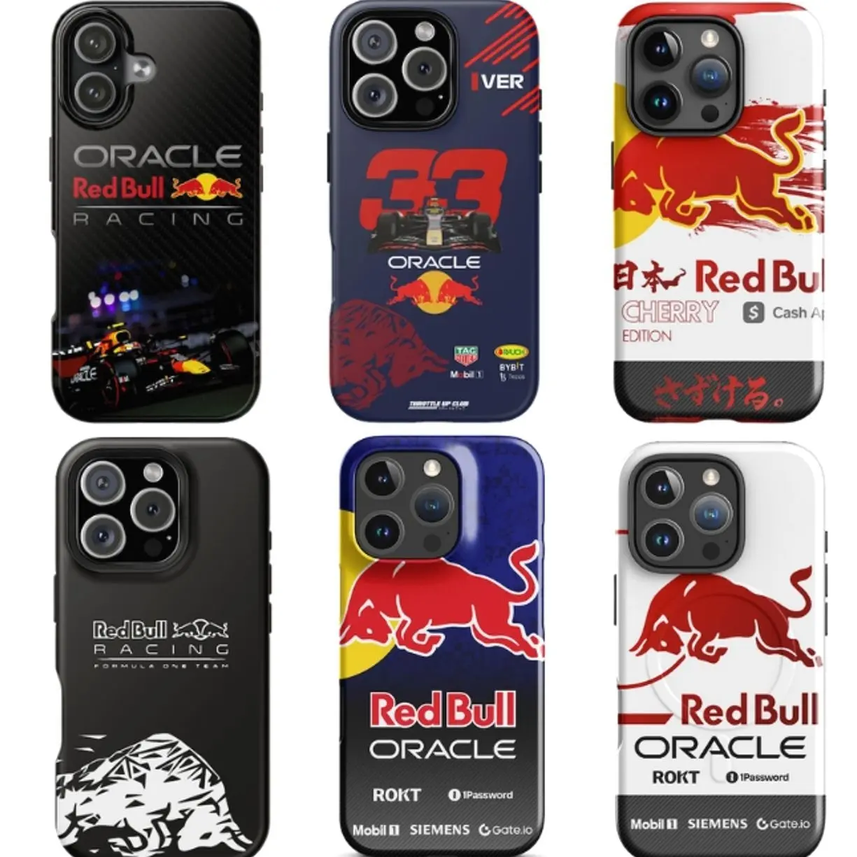 Red Bull Japanese GP 2025 iPhone Case Compatible with iPhone 17, 16, 15, 14, 13, 12, 11, X & Galaxy.
