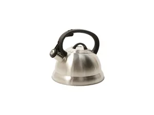 MR. COFFEE 91407.02 Flintshire 1.75-Quart Stainless Steel Whistling Tea Kettle, Silver