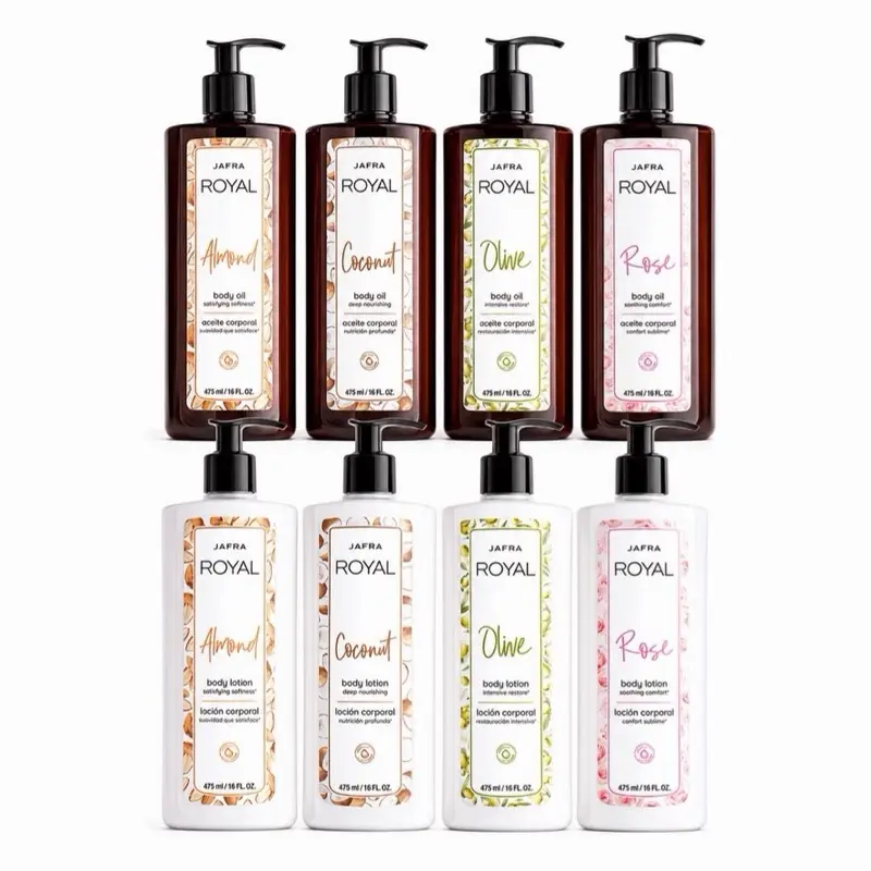 Jumbo Royal Body Lotion and Body Oil, Mix and Match Your Favorite Hydration Bundle