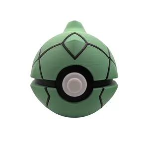 Metapod Poke Ball - Inspired 3D Printed Poke Ball Collectible