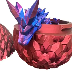 3D Printed Articulated Dragon Scale Eggs