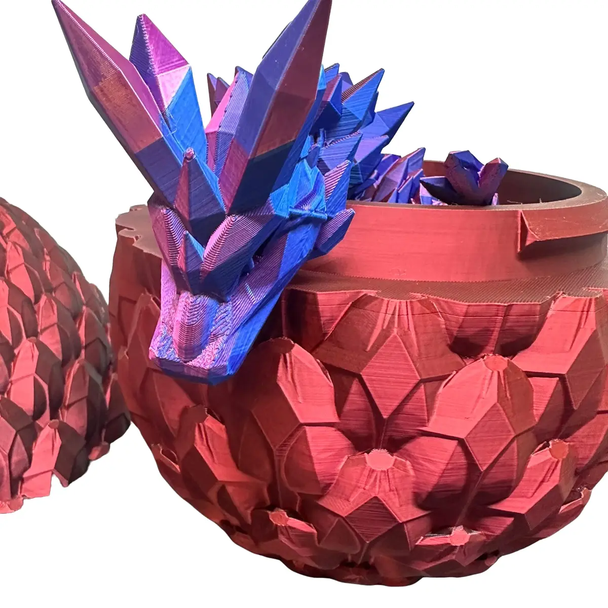 3D Printed Articulated Dragon Scale Eggs