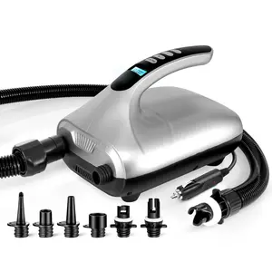 Electric Paddle Board Pump - Fast Inflation, 20 PSI, LCD Display