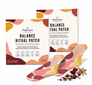 Prime Aura Balance Ritual Herbal Patch 2-Pack, 14 Count Total, Daily Wellness & Body Comfort Patches, Lightweight Self-Care Patches for Men & Women