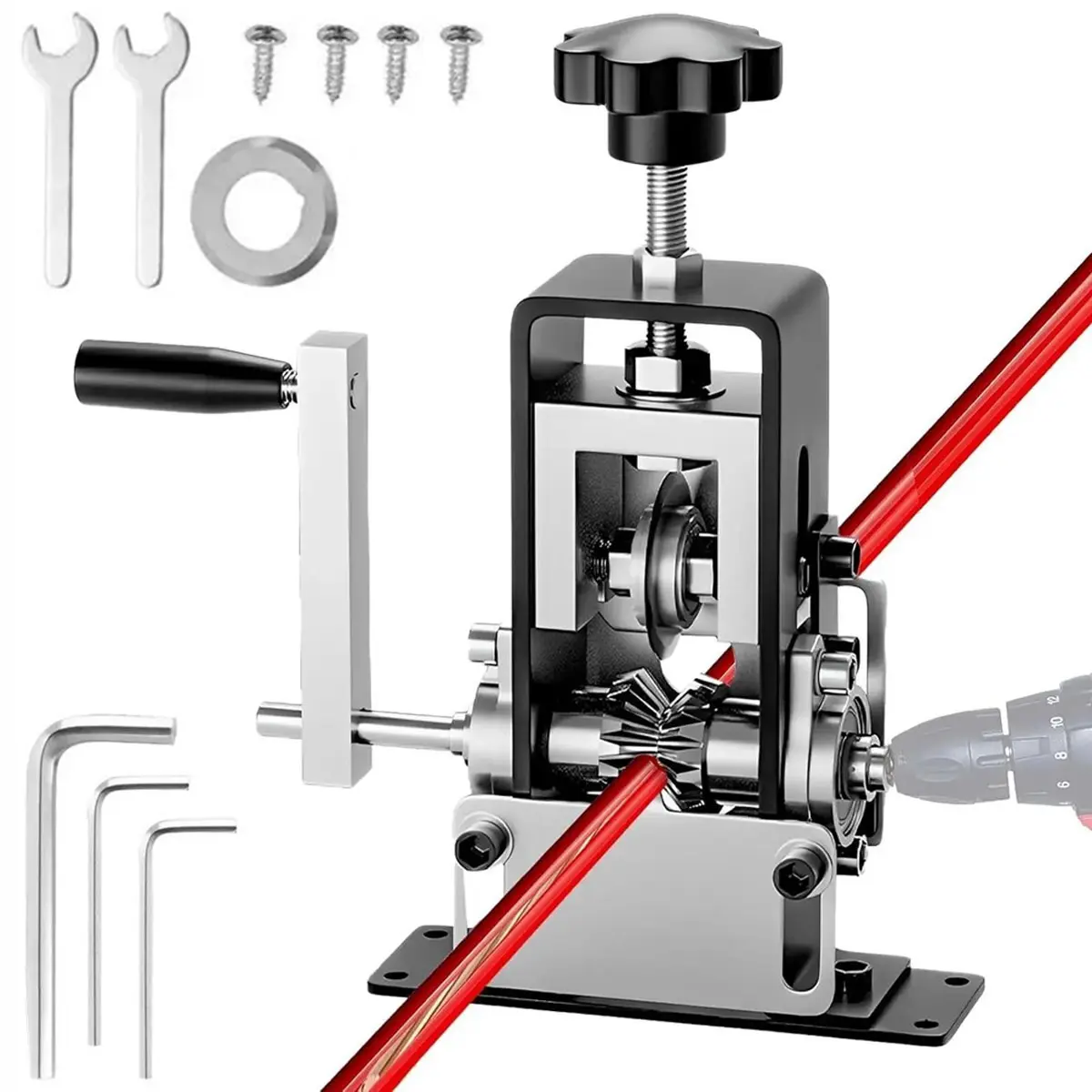 Manual Electric Wire Stripping Machine Cable Stripper Crank Scrap Copper Cutter