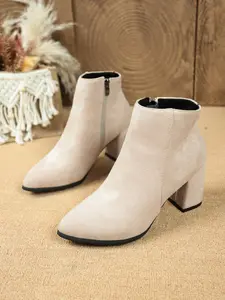 Women's Side Zip Chunky Heel Chelsea Boots, Casual Ankle Boots, Stylish Booties for All-Day Comfort, Perfect for Various Occasions