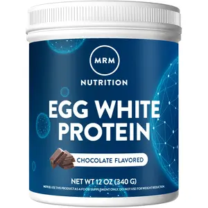 MRM Nutrition Egg White Protein Powder – 23g Clean Protein per Serving | Zero Fat, Low Carb | With Probiotics (5 billion CFU) & Enzymes | Multiple Flavors & Sizes