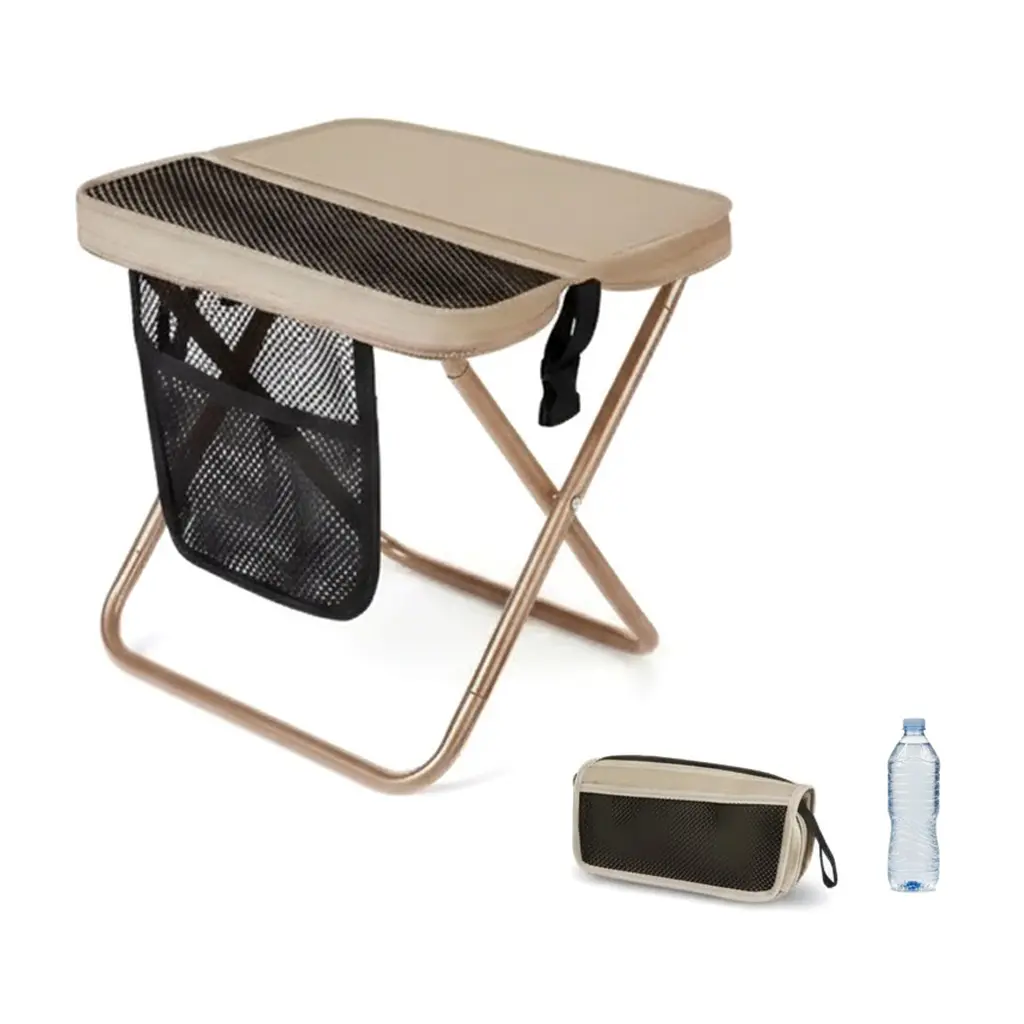Portable Folding Stool for Theme Park Line Survival Gear Heavy