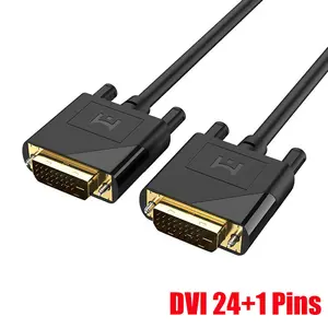 DVI-D to DVI-D Cable Dual Link Male to Male DVI 24+1 Pins Monitor Display Cord 4.9FT/9.8FT